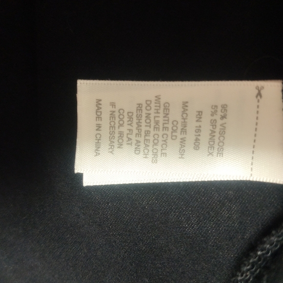 New Black A-Line Dress / Size 2X - Picture 8 of 8